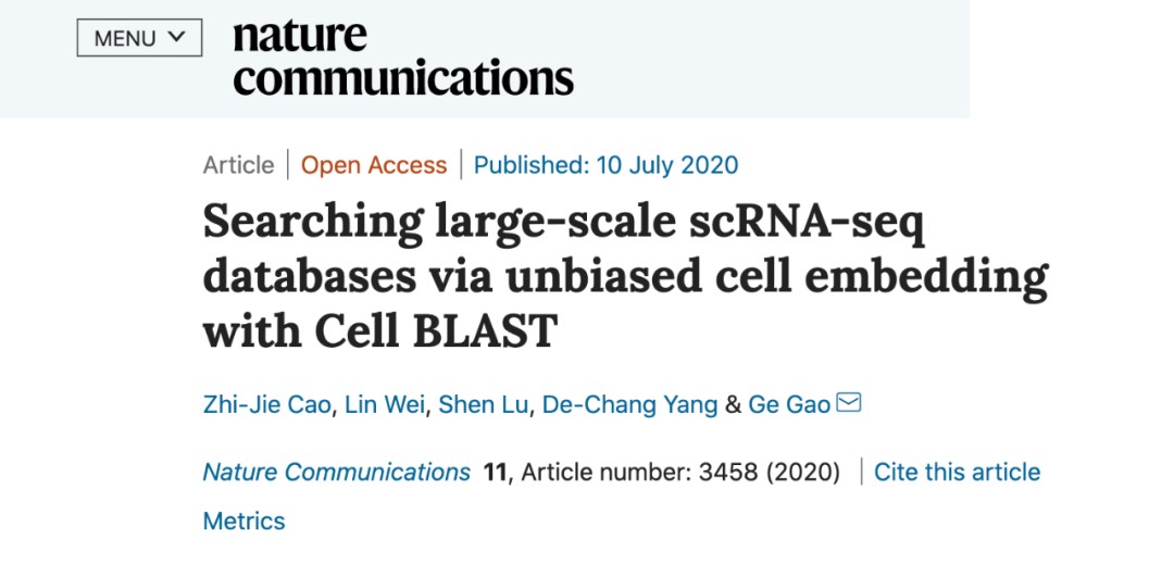 BIOPIC高歌課題組: 在Nature Communications發(fā)表單細胞轉錄組數(shù)據(jù)檢索新方法和參考數(shù)據(jù)庫-肽度TIMEDOO