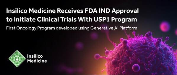 英矽智能首個(gè)AI抗腫瘤管線獲批臨床，靶向USP1靶點(diǎn)用于實(shí)體瘤治療-肽度TIMEDOO