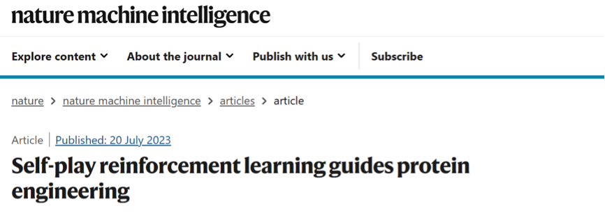 “像自動(dòng)駕駛一樣訓(xùn)練智能體完成蛋白進(jìn)化”，華大智造研發(fā)團(tuán)隊(duì)Nature子刊發(fā)布強(qiáng)化學(xué)習(xí)算法-肽度TIMEDOO