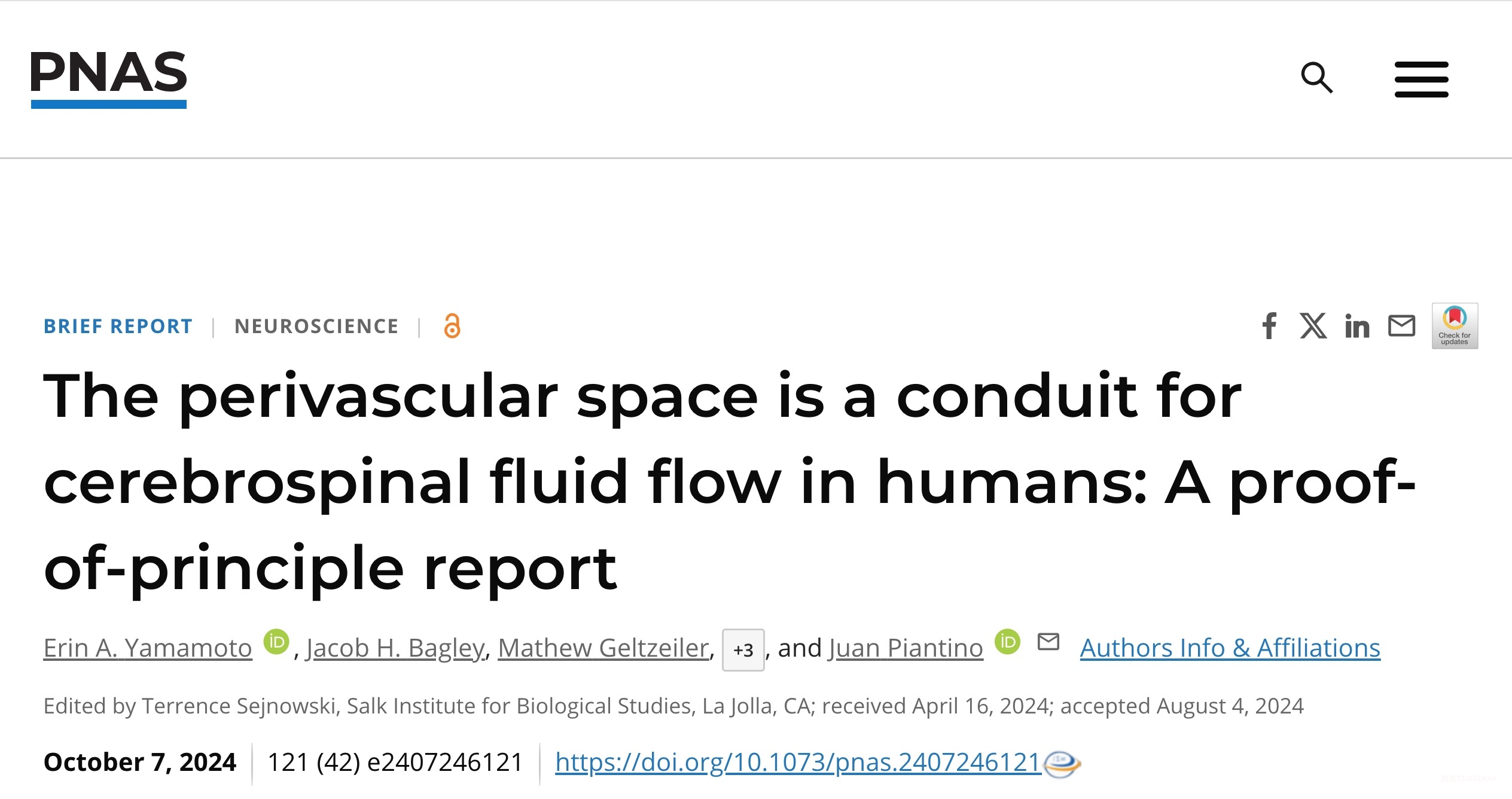 首次在人腦中發(fā)現(xiàn)膠淋巴系統(tǒng):大腦廢物清除通道的突破性證據-肽度TIMEDOO