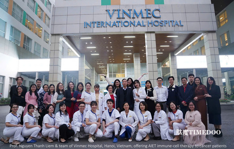 越南Vinmec醫(yī)院結(jié)直腸癌、肝癌和肺癌患者接受AIET細(xì)胞免疫療法后生存期延長(zhǎng)——該技術(shù)源自日本-肽度TIMEDOO